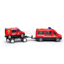 Машина "Пожарная служба" металл, вкоробке