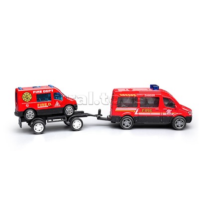 Машина "Пожарная служба" металл, вкоробке