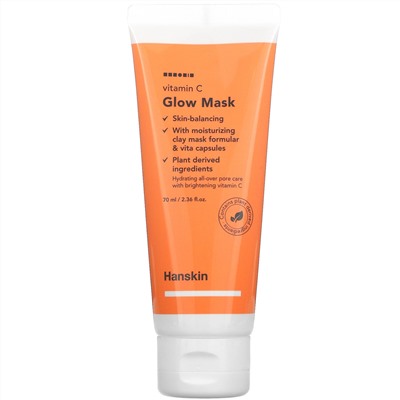 Hanskin, Vitamin C, Glow Beauty Mask, 2.36 fl oz (70 ml)