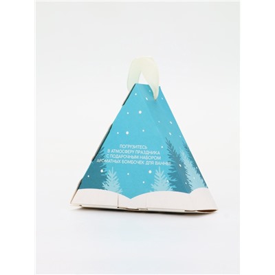 Бомбочки для ванны «Пингвин», 3 шт. × 40 г, снежный маршмеллоу, URAL LAB