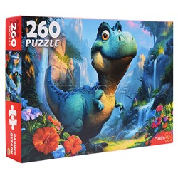 Пазлы 260 "Динозавр на прогулке"