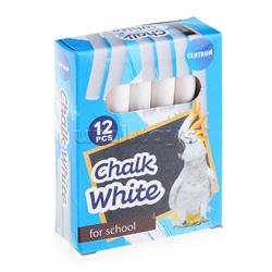 Мелки белые круглые 12 шт