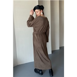 Кардиган  WOOL044/04/Коричневый