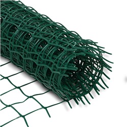 Сетка садовая, 0.5×5 м, ячейка квадрат 50×50 мм, пластиковая, зелёная, Greengo, в рулоне