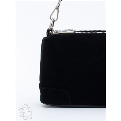 Сумка женская кожаная 5555PEF black Polina&Eiterou