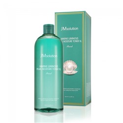 JmSolution Увлажняющий тонер лица с водорослями и жемчугом Marine Luminous Pearl Moisture Toner XL