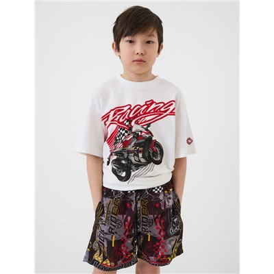 Шорты текстильные плавательные для мальчиков, длинные