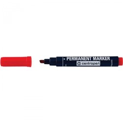 Маркер перманентный 1-4.6мм 8576/01-04 красный Centropen