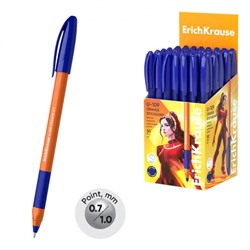 Ручка шариковая U-109 Orange Stick Grip Ultra Glide Technology синяя 1.0мм 47591 ErichKrause