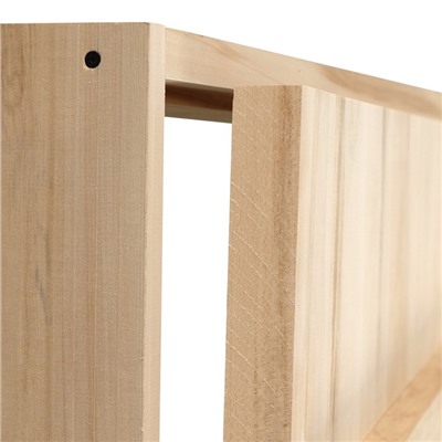 Дверь для бани и сауны, коробка 170×80 см, деревянная, на клиньях, массив, «Добропаровъ»