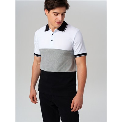 Джемпер трикотажный с воротником поло для мужчин