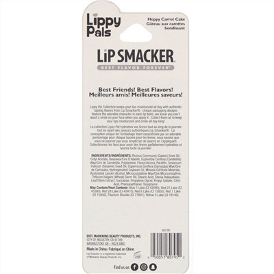 Lip Smacker, Бальзам для губ Lippy Pals, Bunny, морковный, 4 г