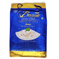 Banno Extra Long Traditional Basmati Rice / Рис Экстра Лонг Басмати Традиционный 5 кг