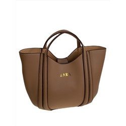 Женская сумка из искусственной кожи, цвет коричневый