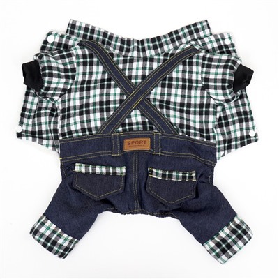 Комбинезон Men, размер XL, ДС 40 см, ОГ 50 см, ОШ 40 см, синий