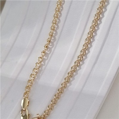 Цепочка на шею ювелирная бижутерия Итальянское золото (покрытие желтое 14к), арт.213.987