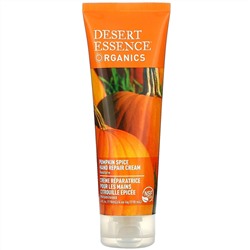 Desert Essence, Organics, восстанавливающий крем для рук, Pumpkin Spice, 4 жидких унции (118 мл)