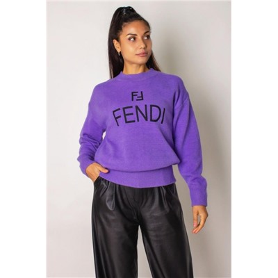 Теплый джемпер F женский арт.1835 (Сирень)