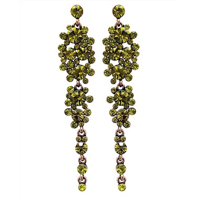 Серьги с чешскими кристаллами