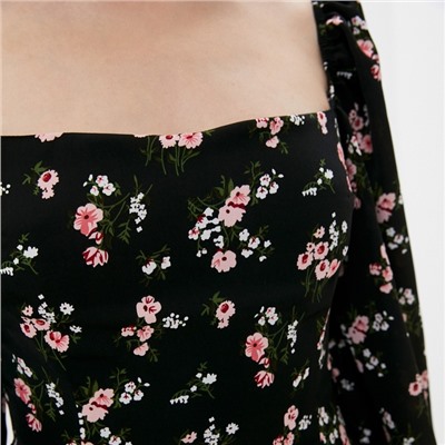 Платье мини женское MIST, размер 44, чёрное