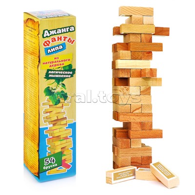 Настольная игра "Джанга-фанты липа" большая (из натурального дерева)