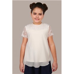 Блузка для девочки Анжелика Арт. 13177 (Крем)