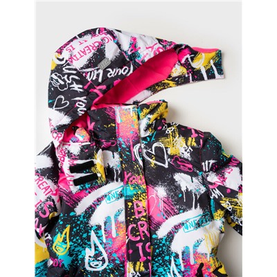 Комплект текстильный с полиуретановым покрытием для девочек: куртка, брюки