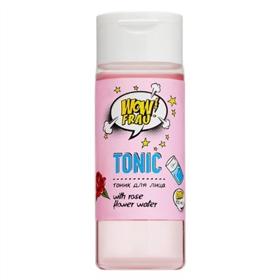 WOW FRAU! Тоник увлажняющий с розовой водой / Moisturizing Tonic With Rose Water, 150 мл 21228