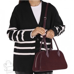Сумка женская кожаная 88018AA wine red Polina&Eiterou
