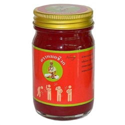 Mho Shee Woke Красный тайский бальзам с разогревающим эффектом, 50 г 21545