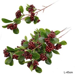 Цветок искусственный Калина 45 см / W0342-5 /уп 4/120/840/