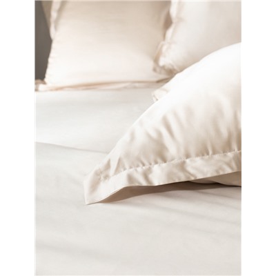 Простыня евро SL Home Tencel, 235×260 см, бежевая, тенсель