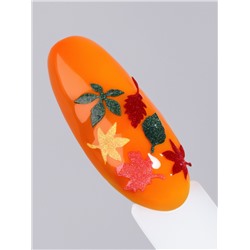 Фигурки для декора «Листья», объёмные, разноцветные