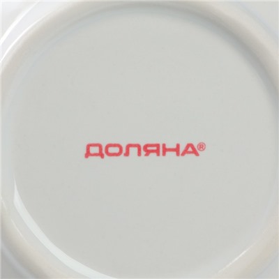 Менажница Доляна «Мишка Отто», 20.5×10 см, 3 ячейки, доломит, белая