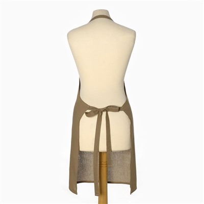 Фартук Этель ECO, цвет оливковый, 60×70 см, 70% хл, 30% лён, 190 г/м²