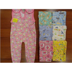 Ползунки грудка цветные (футер)