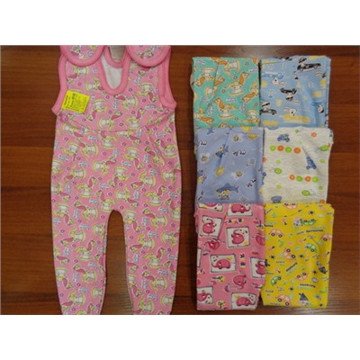 Ползунки грудка цветные (футер)