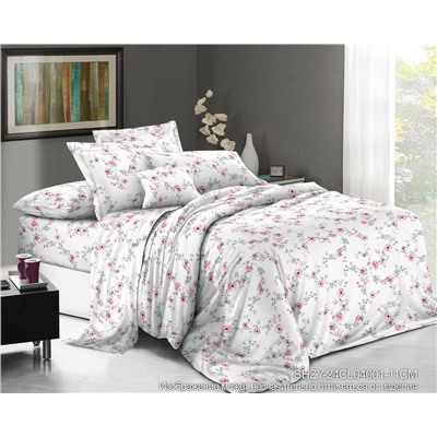 Постельное белье  с цветами бязь, наволочки 70х70см