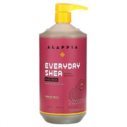 Alaffia, Everyday Shea, гель для душа с маслом ши и маракуйей, 950 мл (32 жидк. унции)