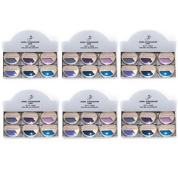 Ffleur Тени для век (6цветов по 2шт) E800 №4 (Violet) 6шт