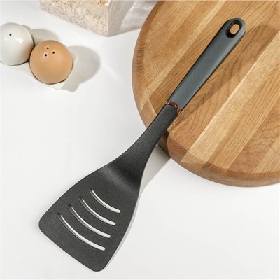 Лопатка кухонная Доляна «Сфера», нейлон, чёрная