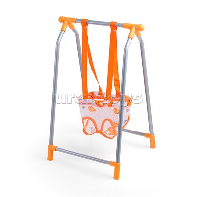 Набор аксессуаров для куклы 4в1 (качель, стульчик, коляска, креслло) в коробке