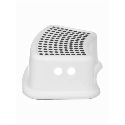 Табурет-подставка детская, для ног, антискользящая., белая, серая