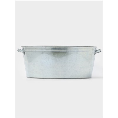 Таз для бани, круглый, оцинкованная сталь, 38 л