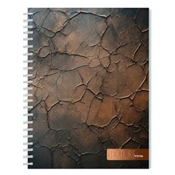 Тетрадь  40л линия на спирали "Бронзовая текстура" С0155-08 КТС-ПРО