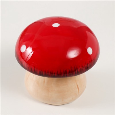 Копилка для денег «Мухоморчик», керамика, 13.3×13.3×13.3 см