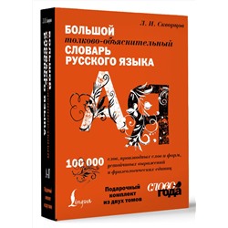 АСТ Л. И. Скворцов "Футляр. Большой толково-объяснительный словарь. Том 1, Том 2"