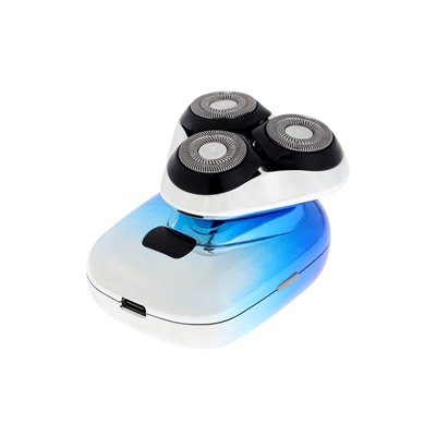 Электробритва LBR-10, 3 Вт, роторная, 3 головки, дисплей, от АКБ