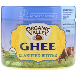 Organic Valley, Топленое масло, 7,5 унции (212 г)