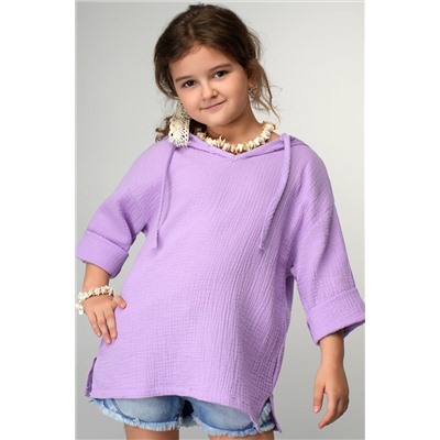 Детская хлопковая пляжная туника из муслина Happyfox